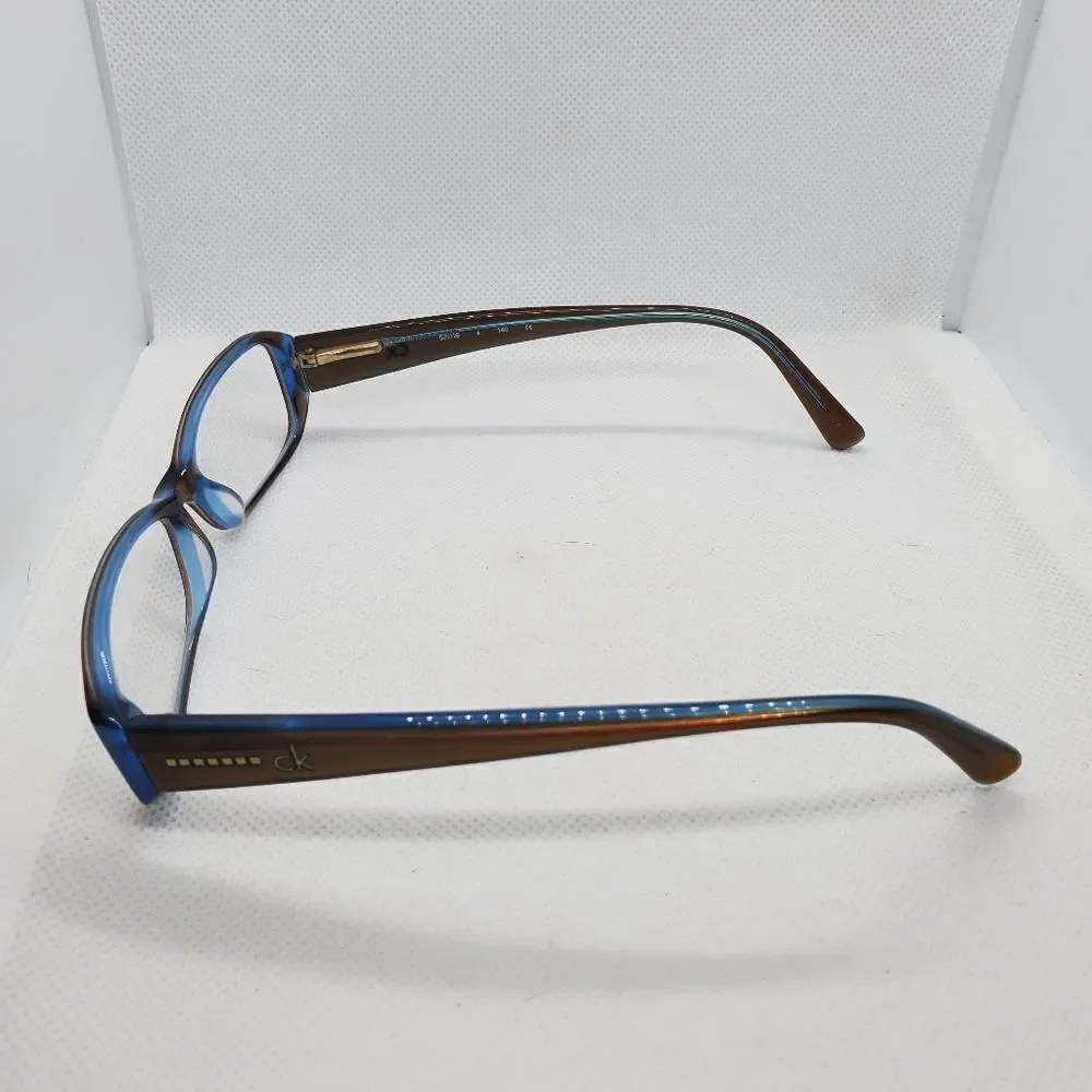 Calvin Klein Brown & Blue Prescription Glasses Frames